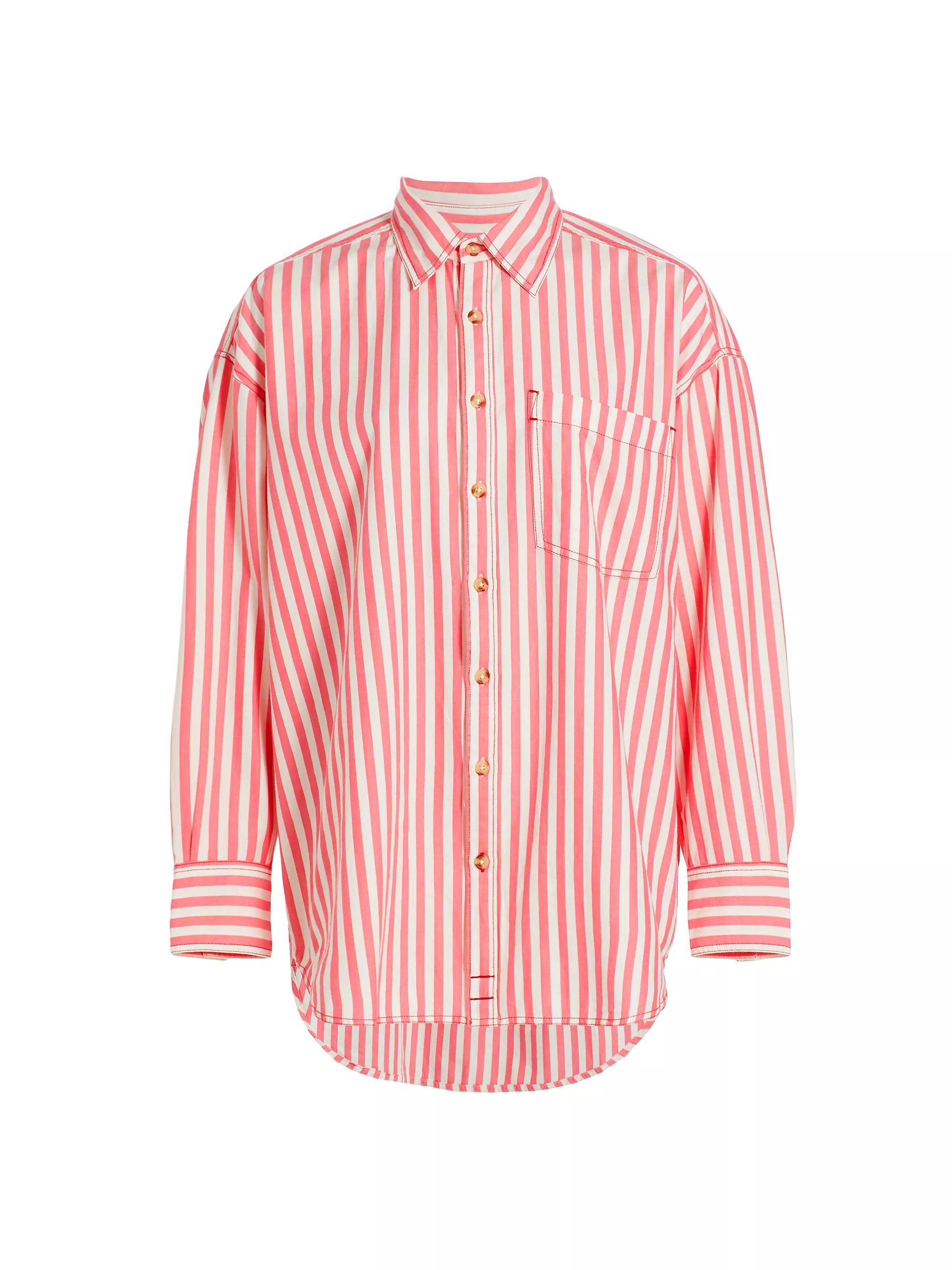 Freddie Stripe Cotton Shirt | Saks Fifth Avenue