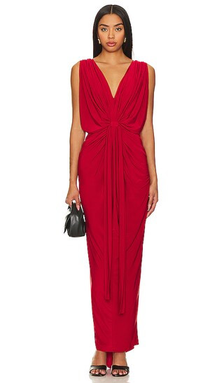 Xenia Dress in Lipstick Red | Revolve Clothing (Global)