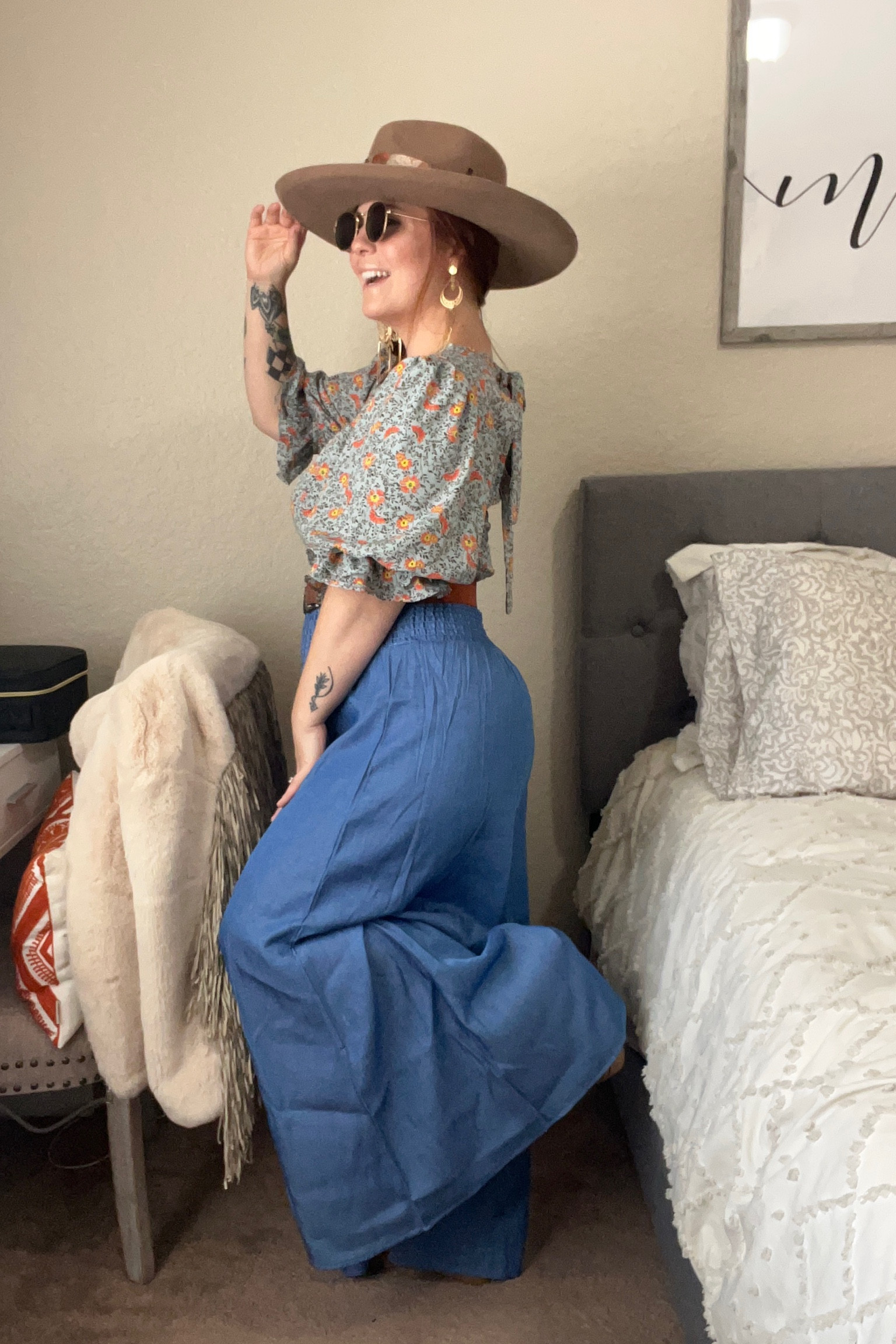 I love a good pair of wide leg pants especially with a smocked waist!!! Plus adding a crop top to anything high waisted just accentuates your figure so perfectly!

#LTKSeasonal #LTKSummerSales #LTKStyleTip