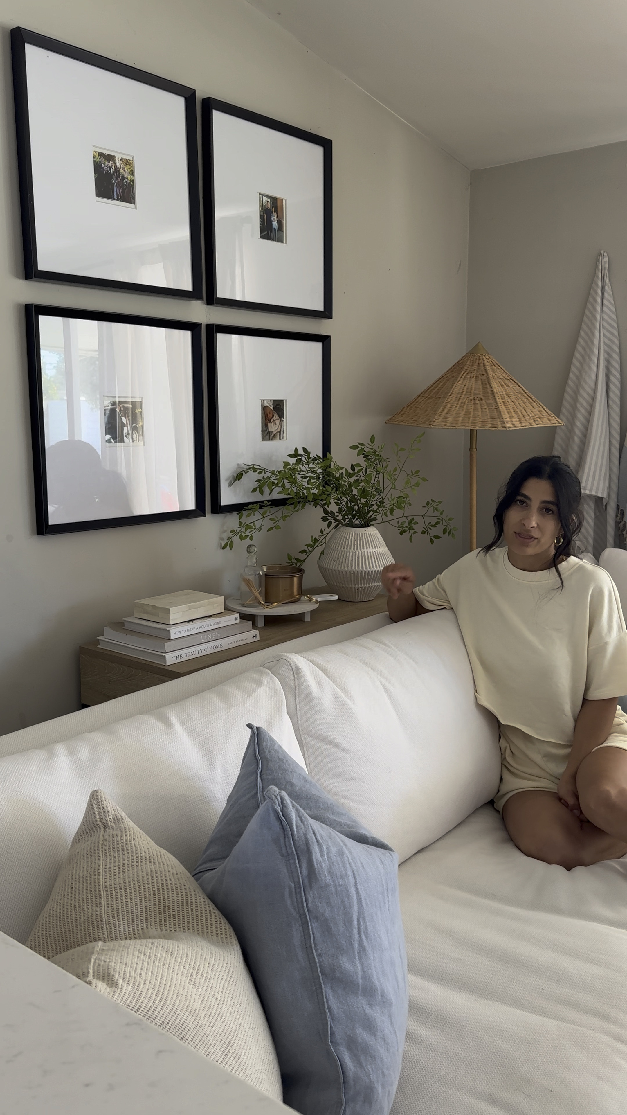 Console behind couch links and details! The frames are pottery barn, but they no longer make them in 20x20 so I’m linking similar ones ❤️
(Top size s, sweatshirts size xs) 

#LTKxTarget