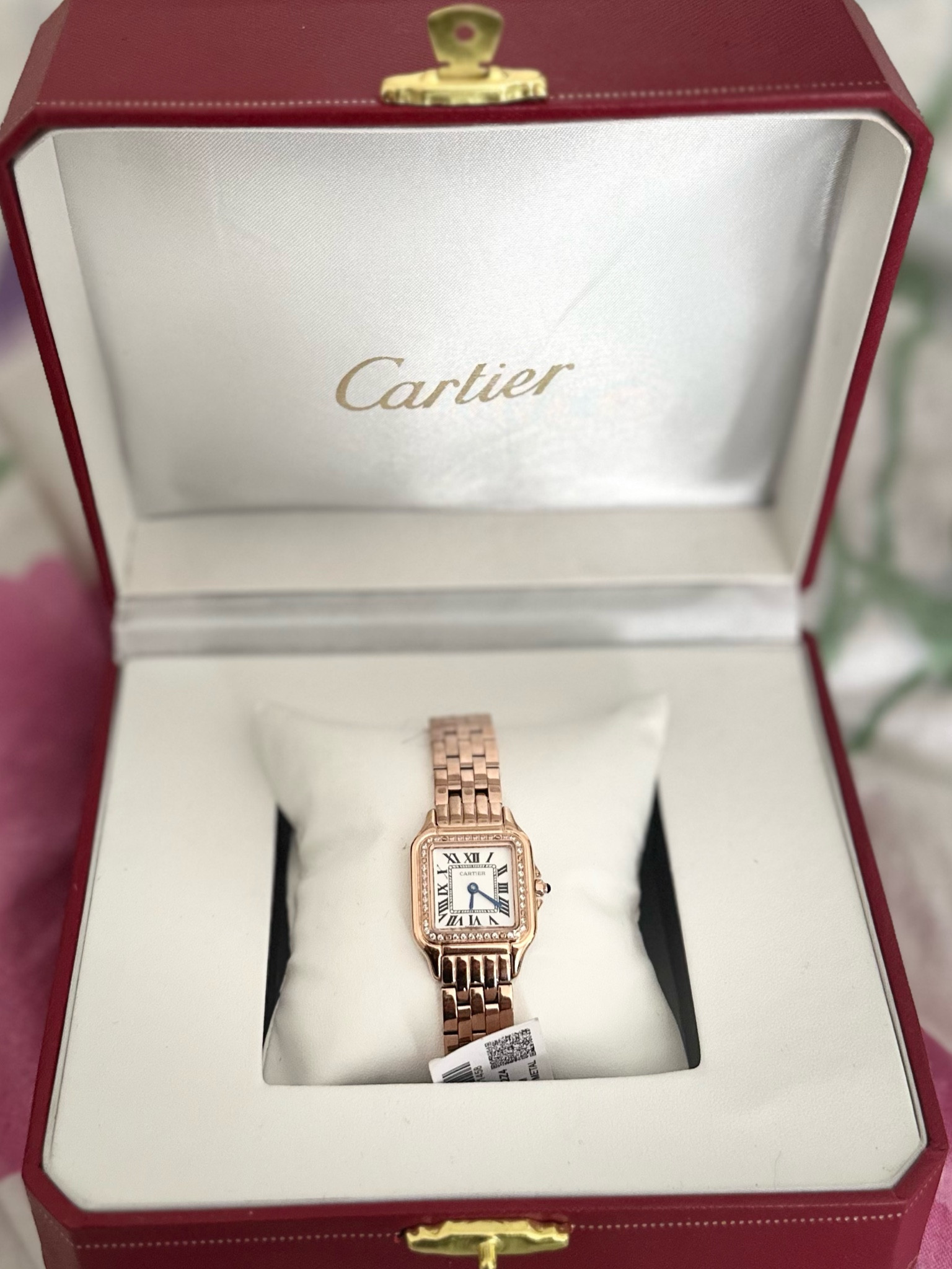 Cartier Panthere mini size rose gold with diamonds watch - fast delivery -fence find #dhg8find #yellowapp #panthere #Cartierwatch#LTKGala 

#LTKworkwear #LTKstyletip