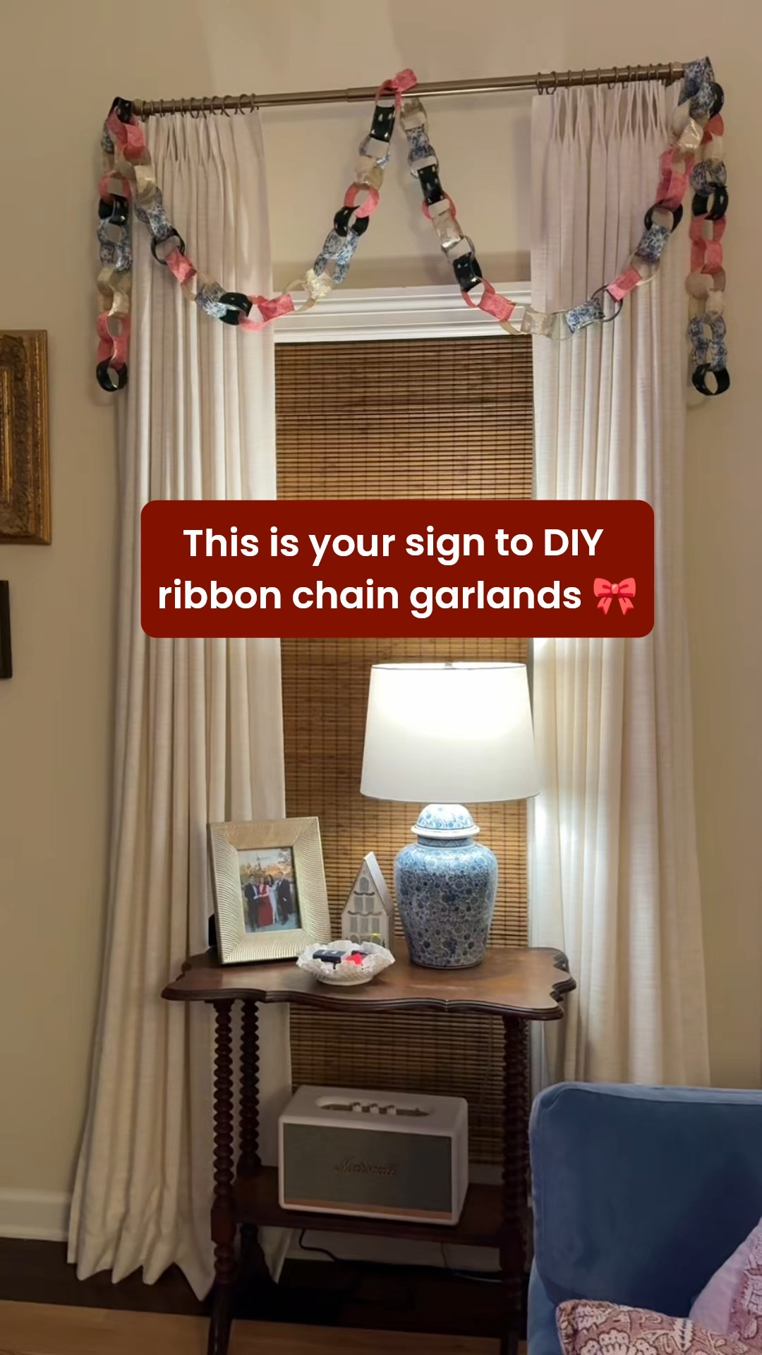 This was such a fun holiday craft! I used 1.5 inch wide wired ribbon cut into 8 inch long strips and hot glued the links together. I love that this garland is reusable and can be reshaped with the wired ribbon! Plus you can can do any color combo to get the look you want 💕

I’m linking everything I used for my garland 💝

#chaingarland #christmasgarland #christmasdecor #garland #christmascraft #diychristmas

#LTKvlog #LTKHome #LTKHoliday