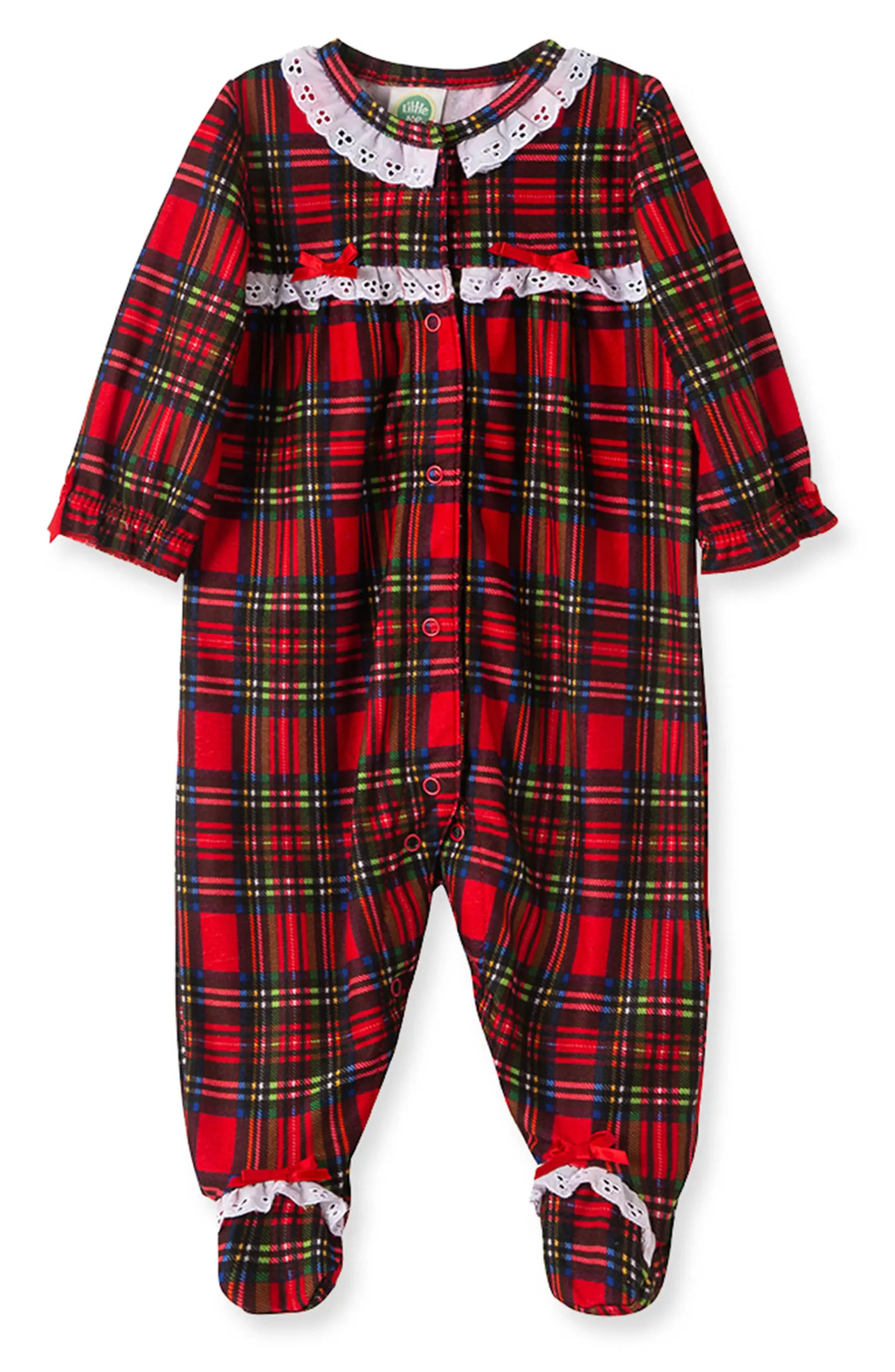 Plaid Print Sleep Footie | Nordstrom Rack