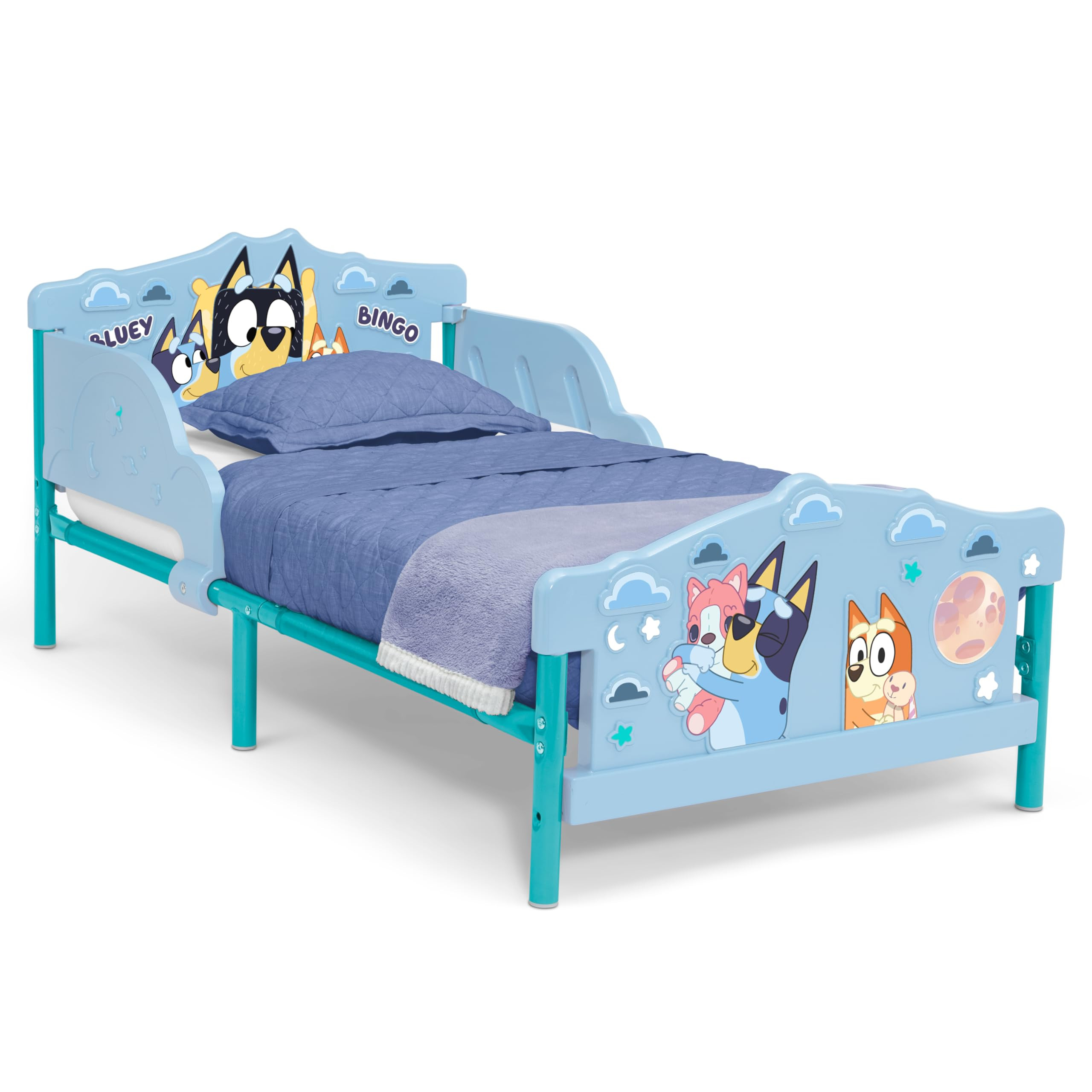 Delta Children - Bluey 3D Toddler Bed, Blue | Amazon (US)