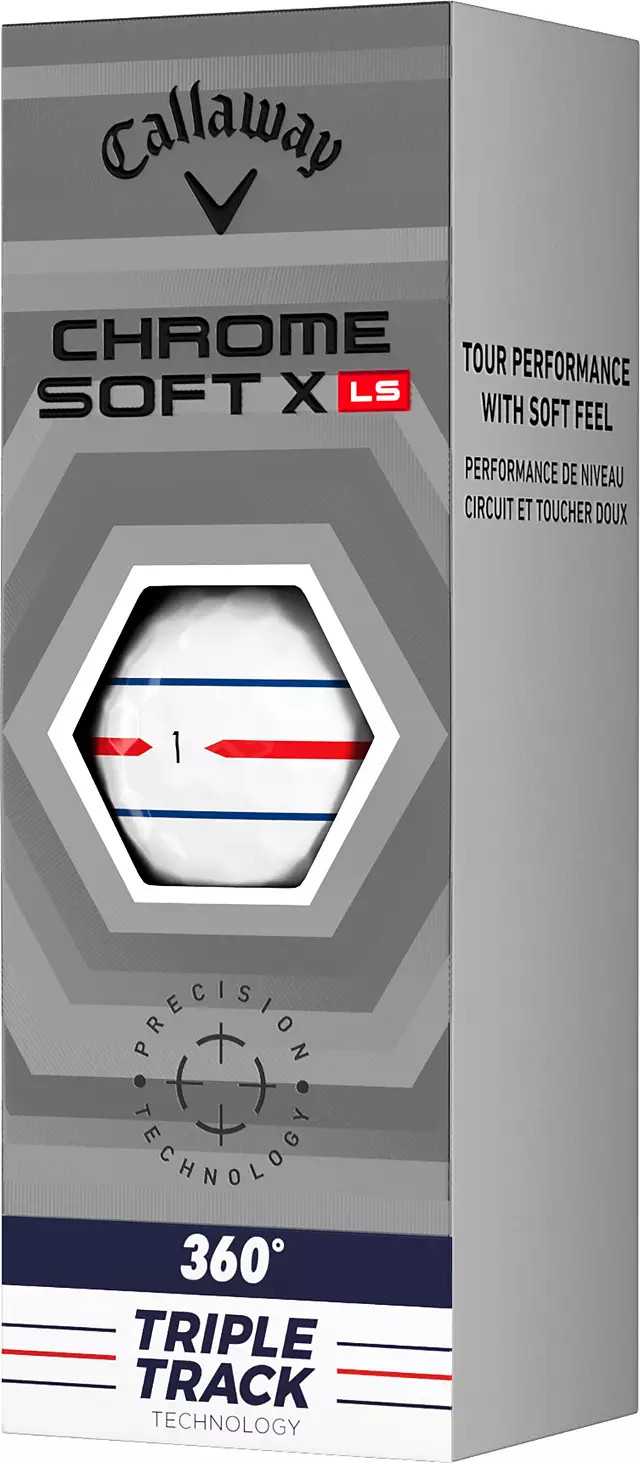 Callaway 2022 Chrome Soft X LS Triple Track 360 Golf Balls | Dick's Sporting Goods | Dick's Sporting Goods