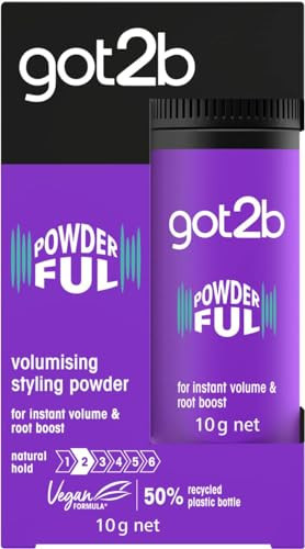 Got2b Powder'ful Volume Unisex Root Hair Styling Powder, For Instant Volume and Root Boost, Vegan, 10g | Amazon (UK)