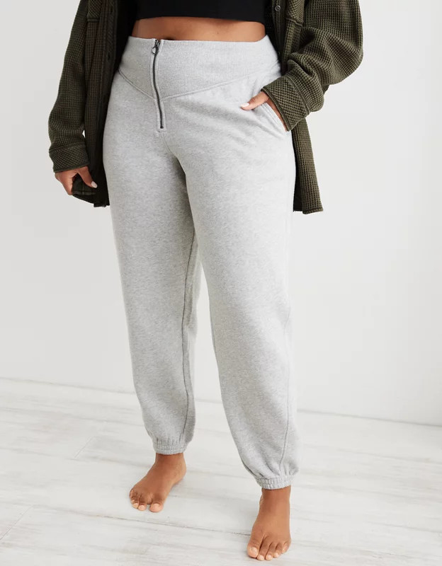 Aerie Fleece Corset Jogger | Aerie