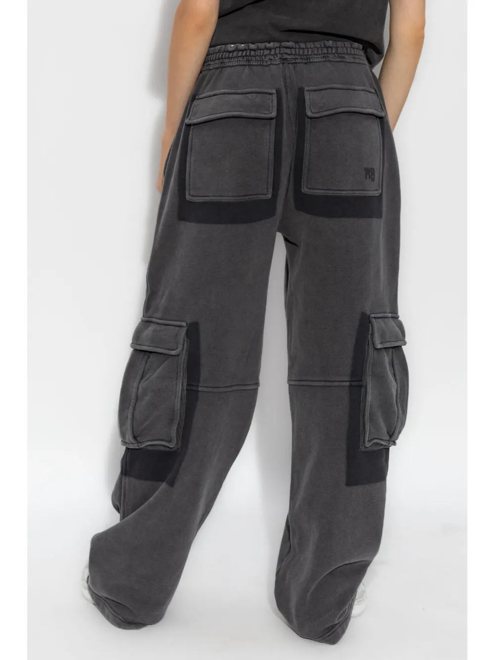 Alexander Wang Cotton Cargo Track Pants  | Black | FARFETCH AU | Farfetch Global