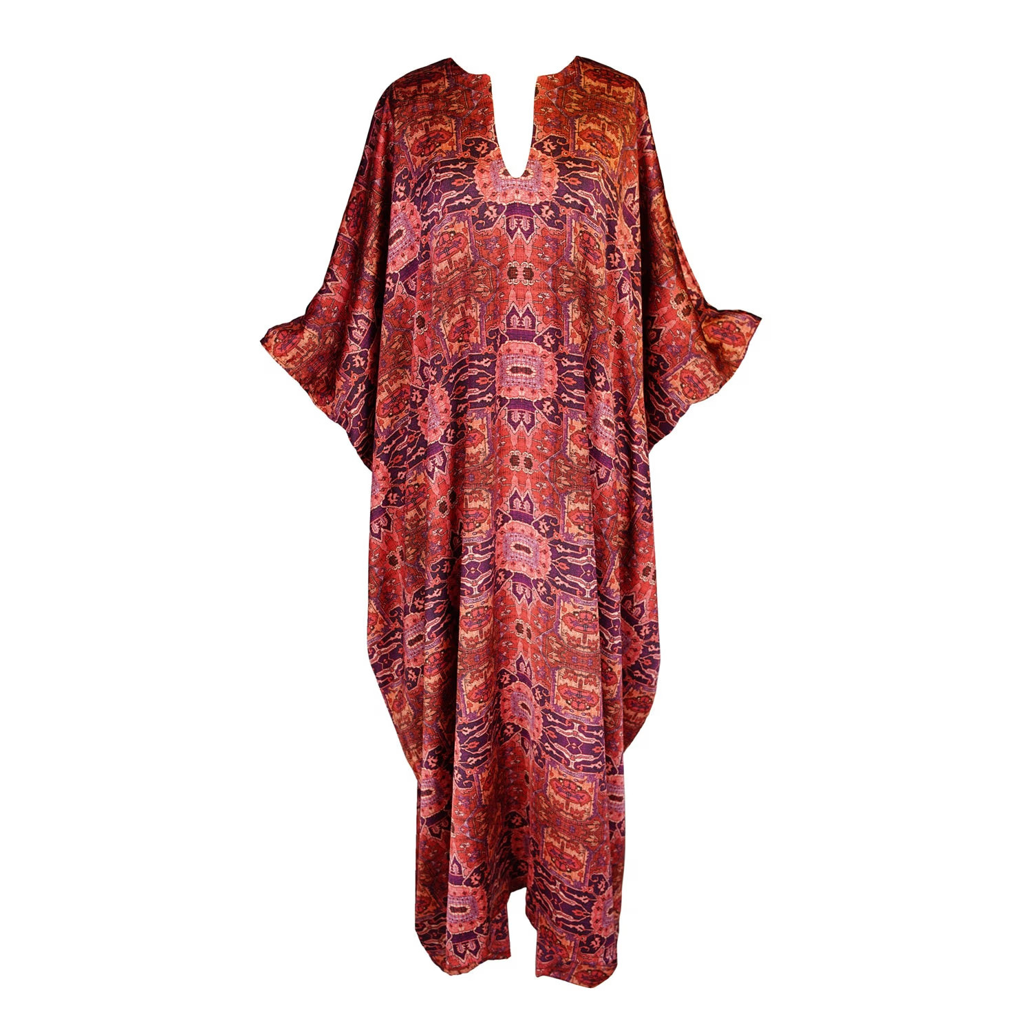Goddess Waist Caftan In Kasbah Shine | Wolf & Badger