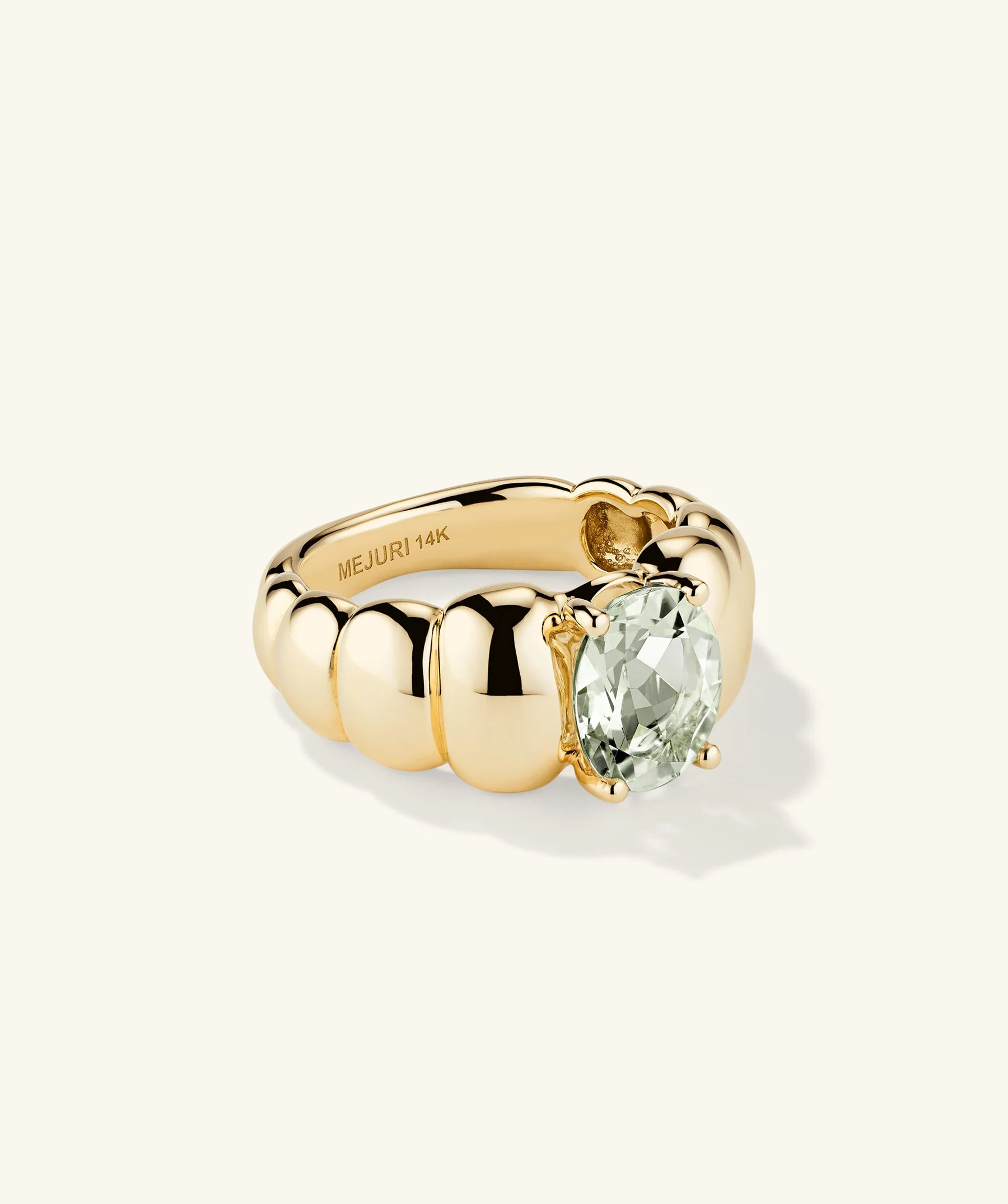 Puffy Charlotte Gemstone Ring | Mejuri Fine Crew