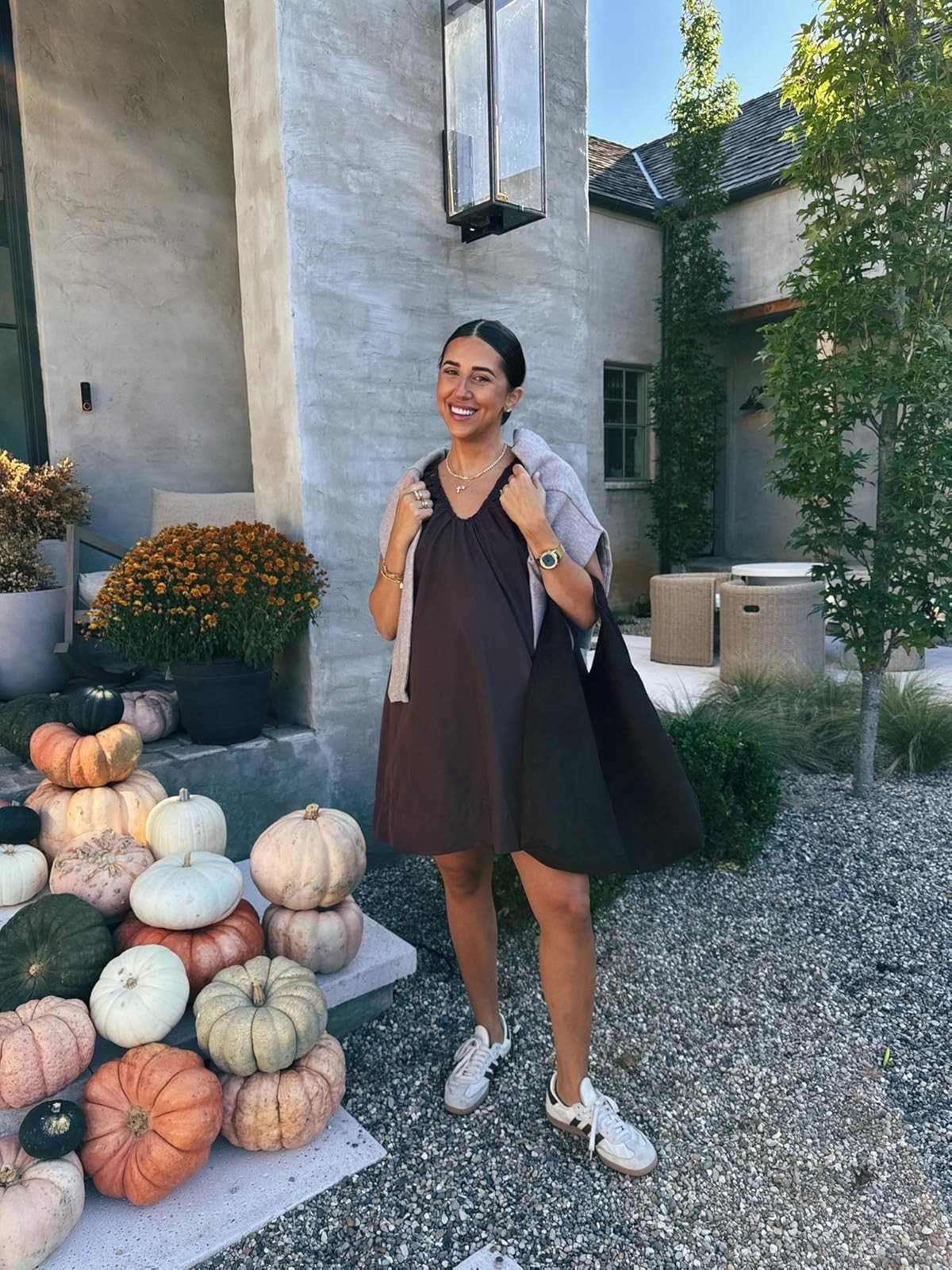 dress: small 
cardigan: medium 

amazon, amazon dress, cardigan, fall styles, fall fashion, fall finds, sneakers, fall style, casual finds, Dede Raad, Dress Up Buttercup, mom of 3 

 #LTKSaleAlert #LTKFindsUnder50 #LTKStyleTip