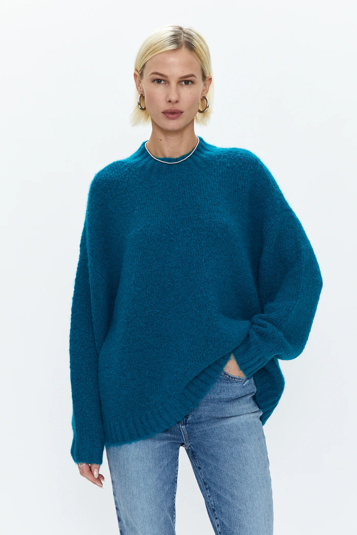 Carlen Mock Neck Sweater - Atlas | Pistola Denim