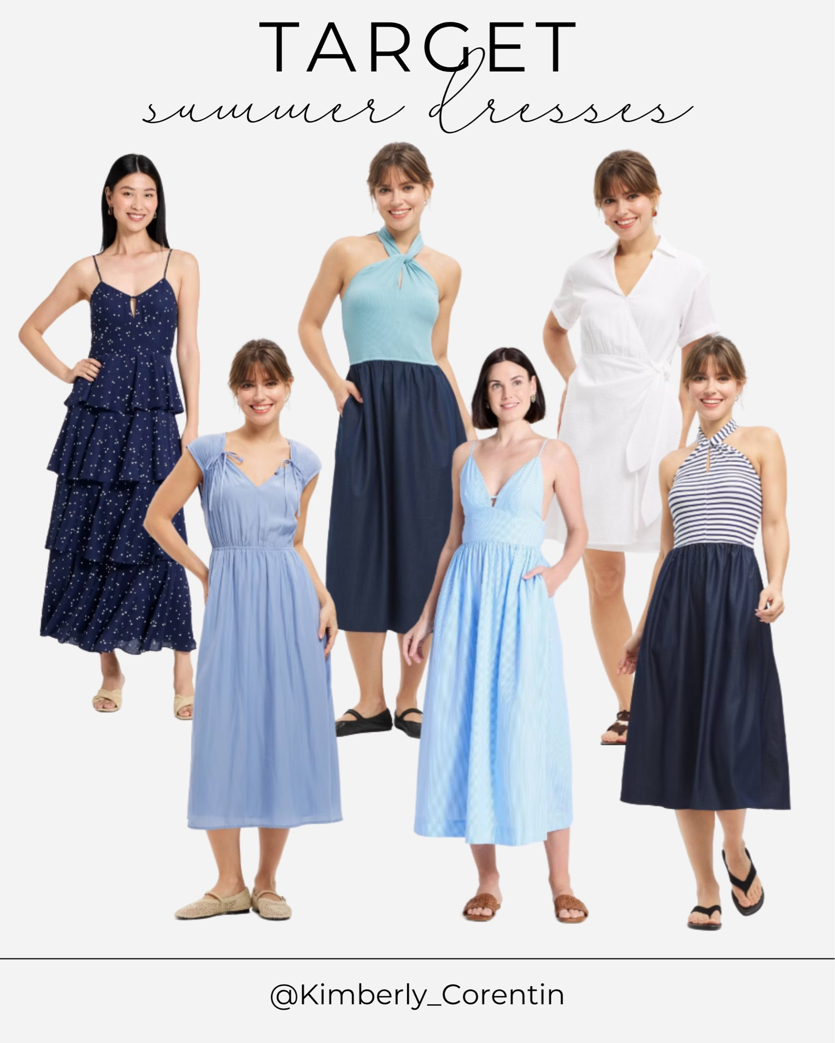 Loving Target’s new spring dresses! These dresses would also be perfect into the summer months!

Navy blue dress, baby blue dress, blue dresses, target dresses, spring outfits 2026, country concert outfits, date night outfits, spring dresses, vacation outfits beach, plus size fashion, summer outfits, graduation dresses, under $50

#LTKOver40 #LTKootd #LTKSaleAlert