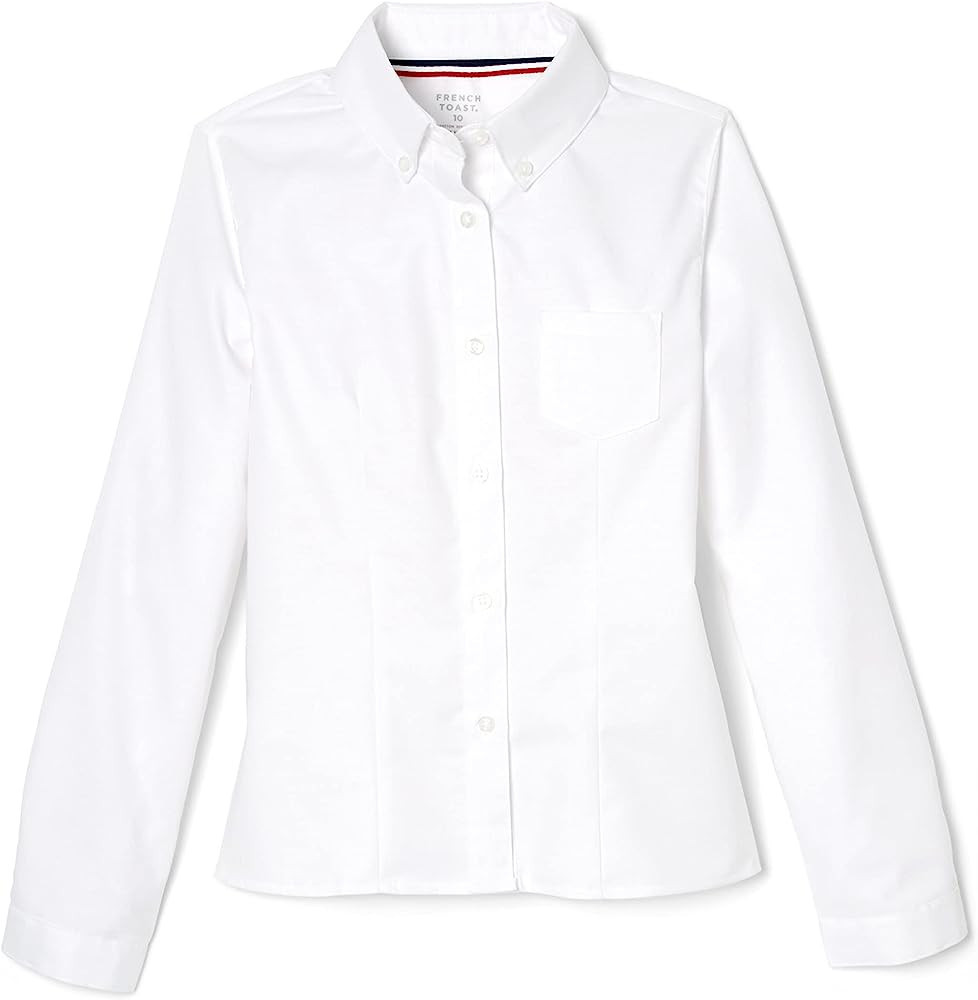 French Toast Women's Long Sleeve Oxford Blouse | Amazon (US)