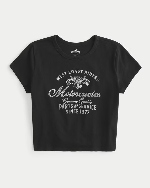 West Coast Riders Graphic Baby Tee | Hollister (US)