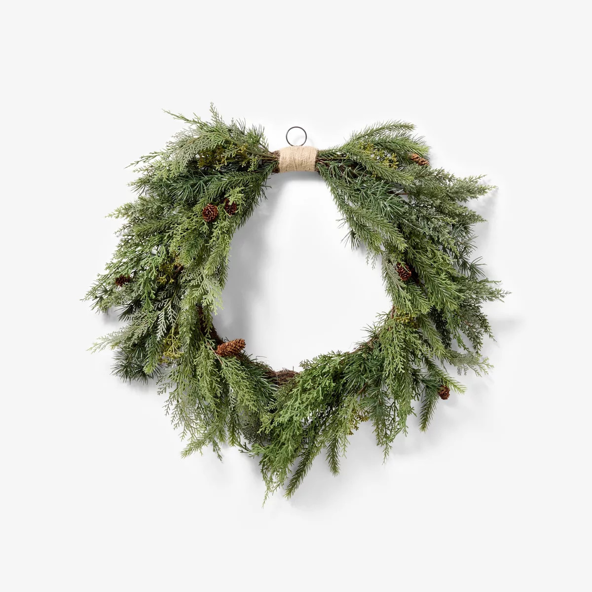 Draping Cedar Holiday Artificial Wreath - Threshold™ designed with Studio McGee | Target