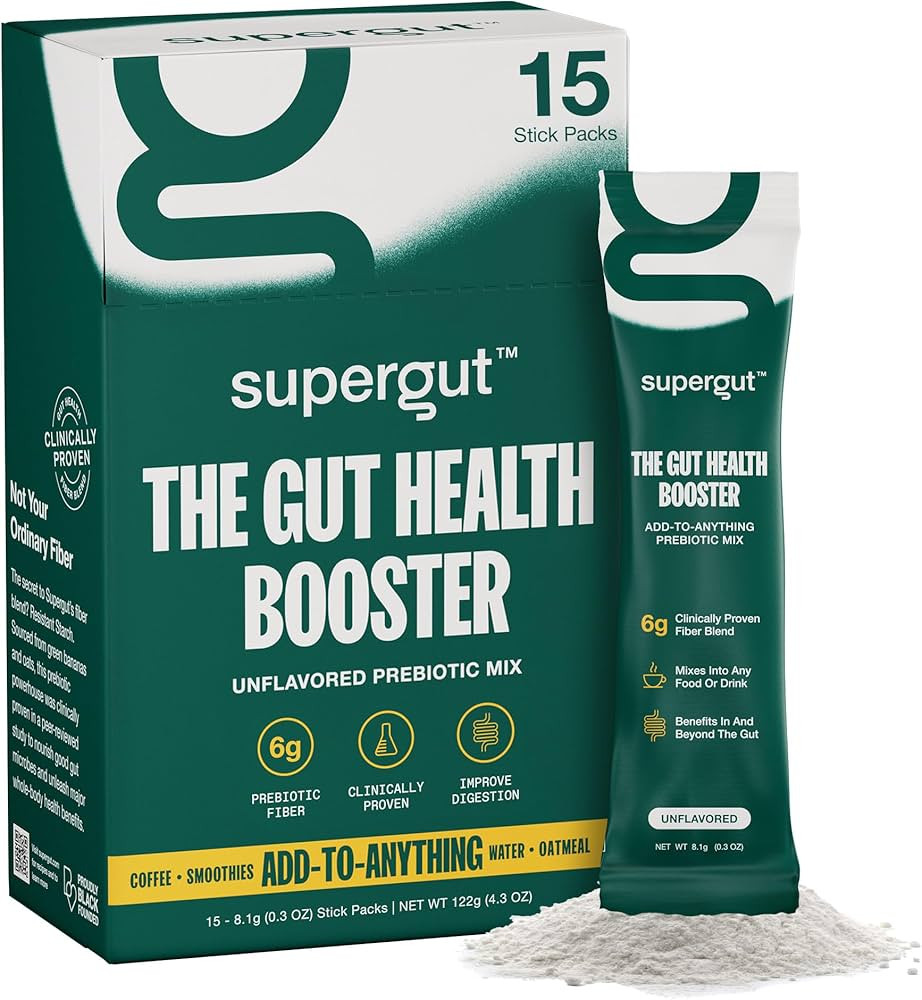 Gut Health Booster | High Fiber Supplement Mix | Healthy Digestion | Boost GLP-1 | No Sugar | Soy... | Amazon (US)