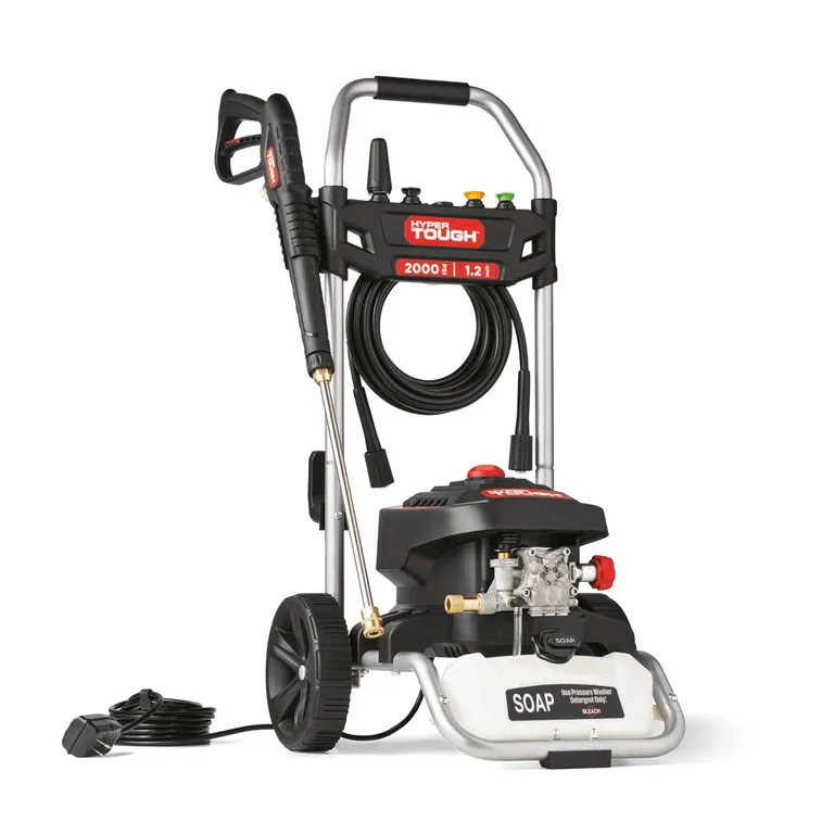 Hyper Tough 2000 PSI at 1.2 GPM 120 V Electric Powered Cold Water Pressure Washer | Walmart (US)