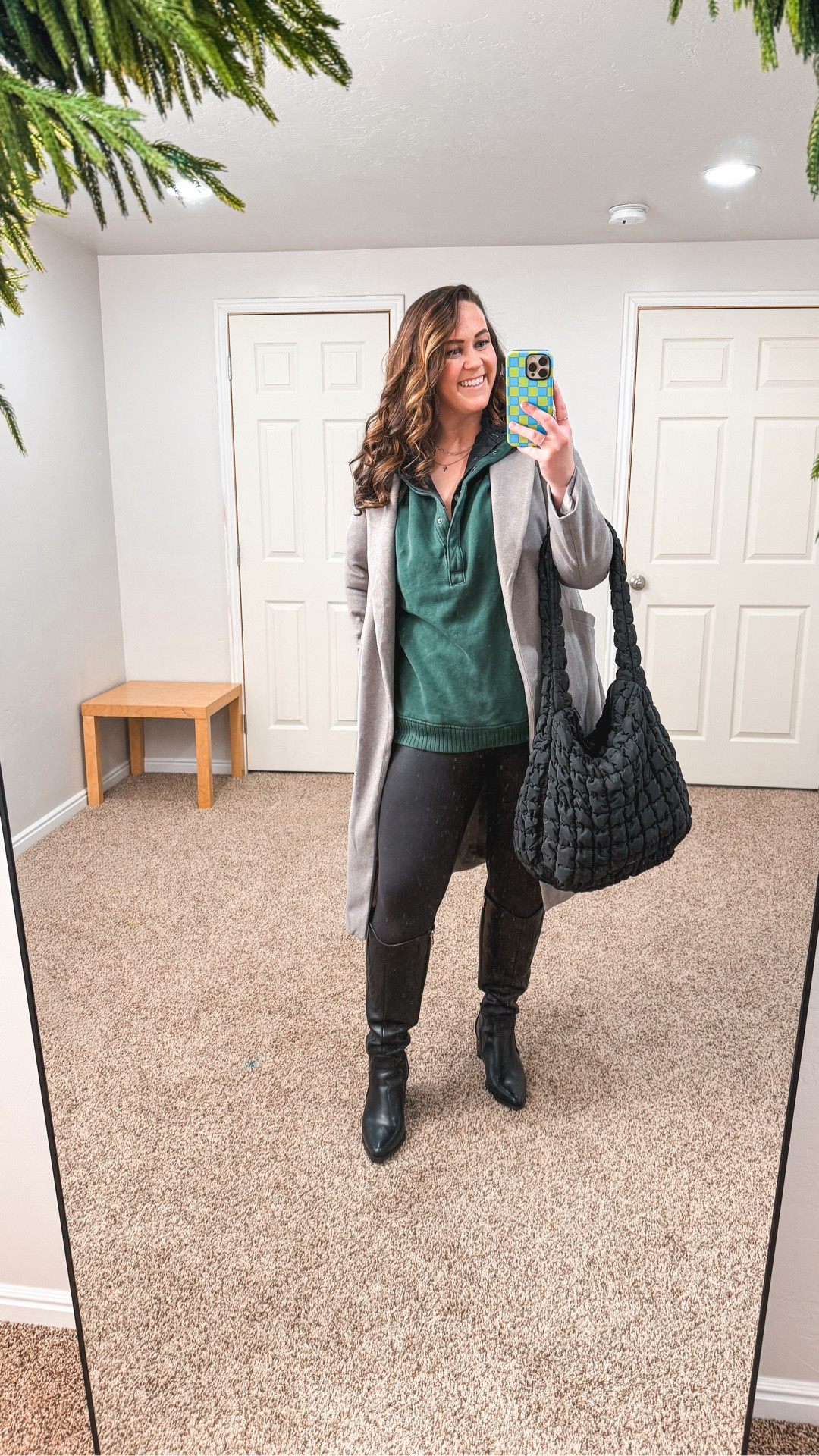 Honestly, learning to layer just makes my outfits that much more fun! 🥰 love love these coats! I can’t even tell you guys enough!!! 🙌🏼

Bra (38DD): @delimirabras
Undies (XXL): @lanebryant 
Leggings (16): @lululemon
Button down (XXL): @cicybell.us
Sweater (XL): @aerie
Necklace: @skysgembox 
Sockies: @cs_celersport
Boots: @dreampairsshoes  
Coat (XL): Ladyio @amazonfashion 
Bag: @target  

#warmoutfit #midsizeoutfit #midsizestyle #lapelcoat #boots #workoutfit #momstyle #winteroutfits #cozyoutfit #onthego #amazonlayers #amazonbasics  #winterfashion #midsize  #layerweather #winter #winterlayers 

#LTKWorkwear #LTKMidsize #LTKgrwm