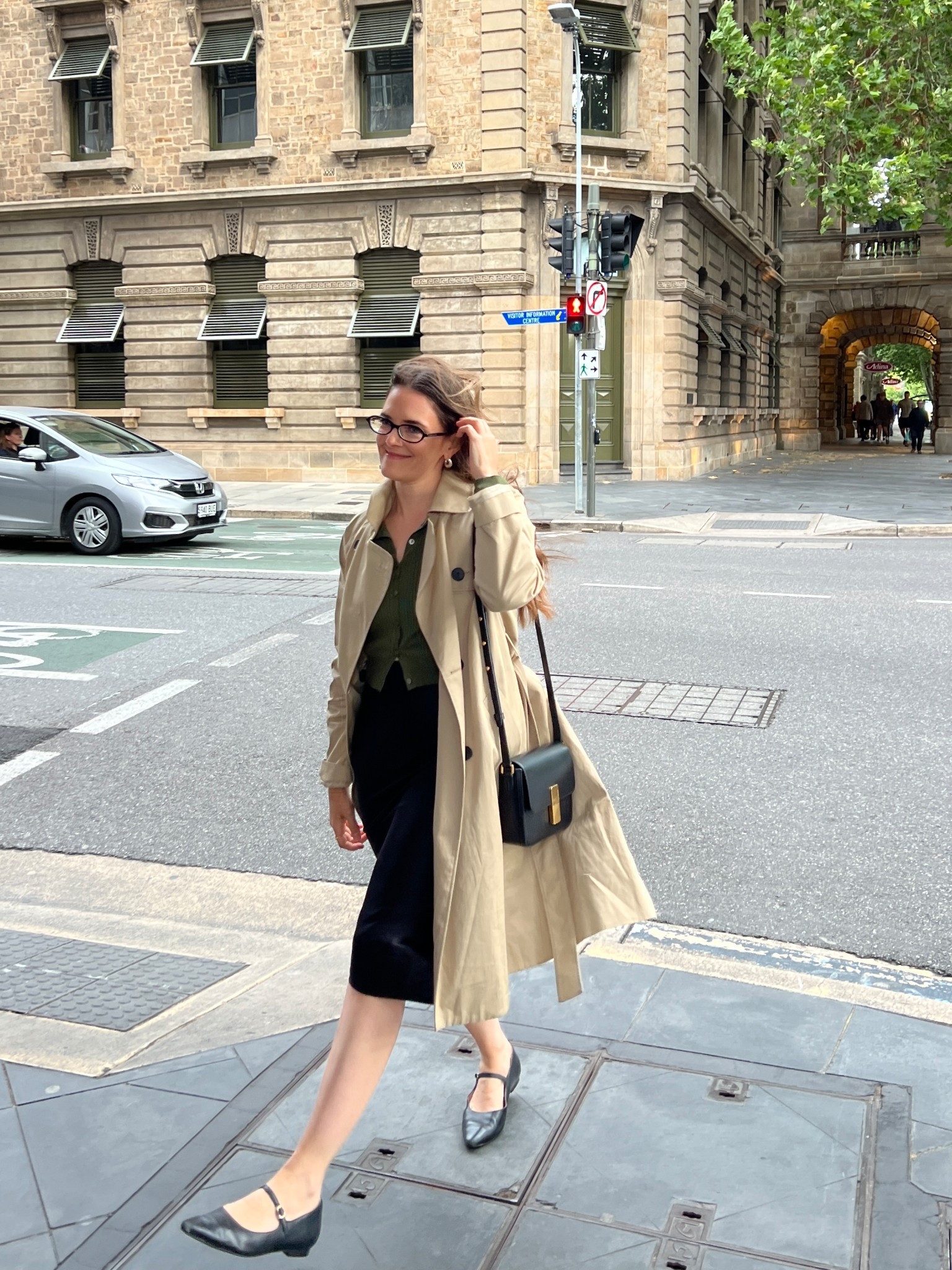 Still cold? A trench over even a silk skirt is still a win. Feeling glad I packed my classic trench coat! 

#LTKaustralia #LTKtravel #LTKstyletip