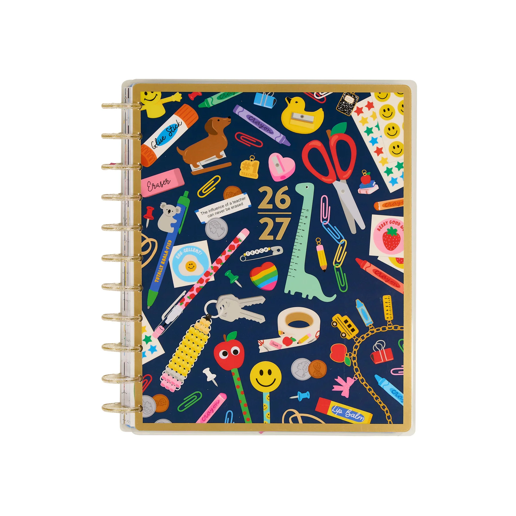 2026\u20132027 Live Love Teach Customizable Teacher Planner - Big Teacher Layout - 12 Months | Happy Planner