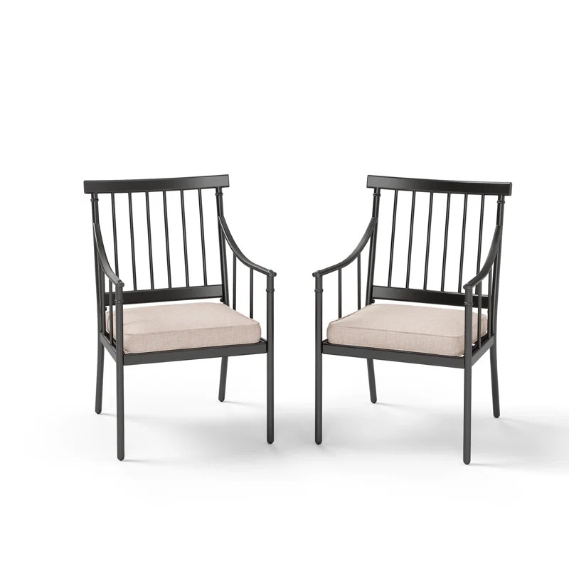 Mcgahan Outdoor Dining Armchair with Cushion | Wayfair North America