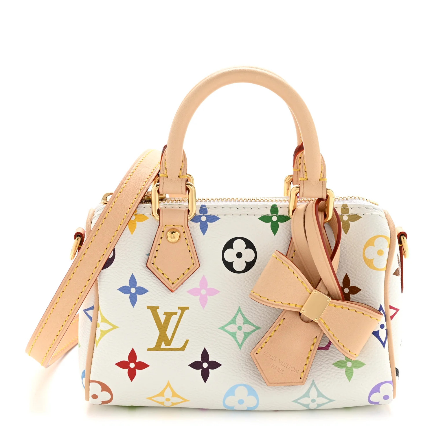 Louis Vuitton LV X TM Monogram Multicolor Nano Speedy White 1852856 | FASHIONPHILE (US)