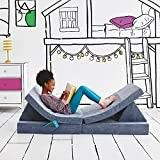 Amazon.com: Yourigami Kids and Toddler Play Couch, Convertible Folding Sofa, Durable Foam Modular... | Amazon (US)