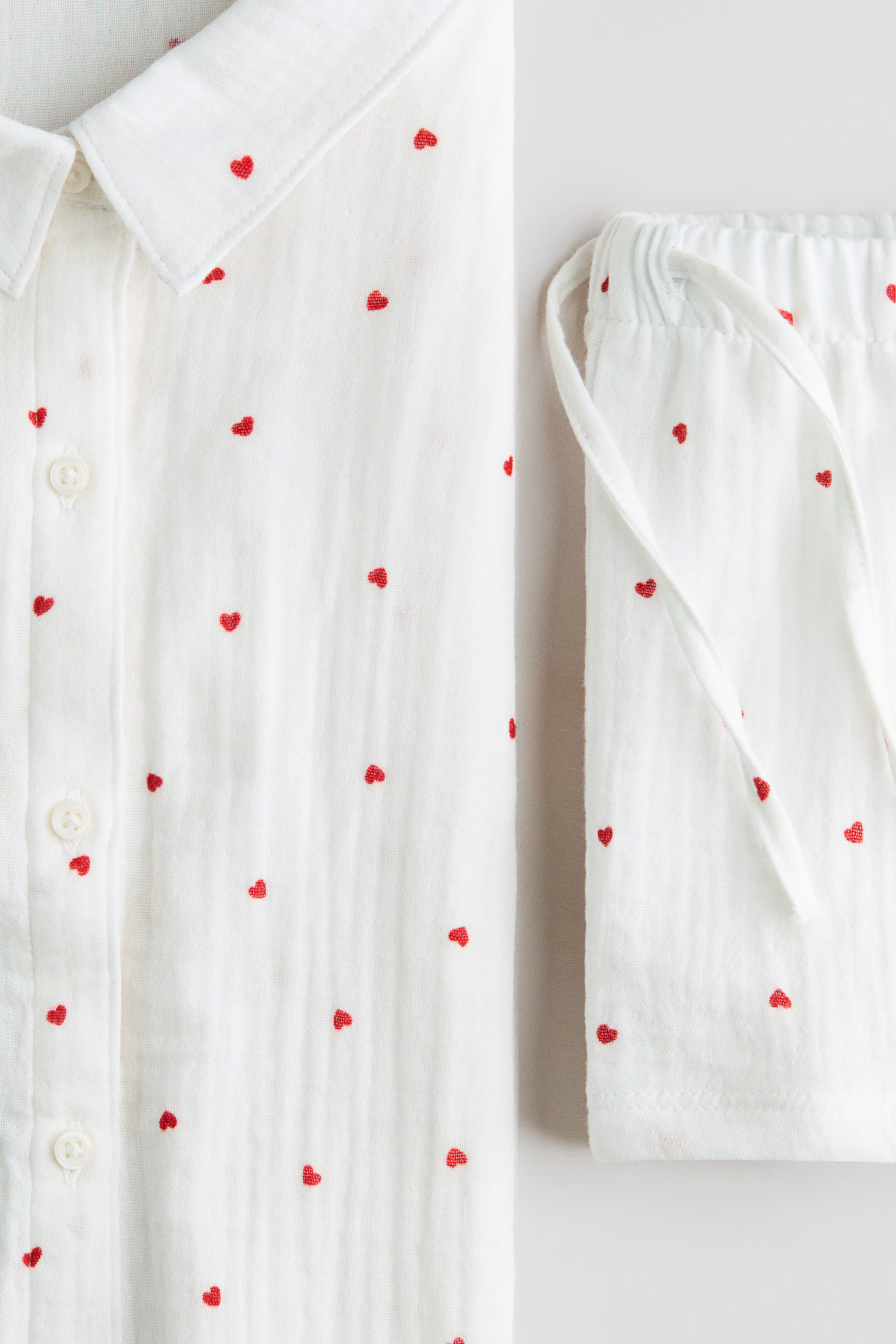 Cotton muslin pyjamas | H&M (UK, MY, IN, SG, PH, TW, HK)