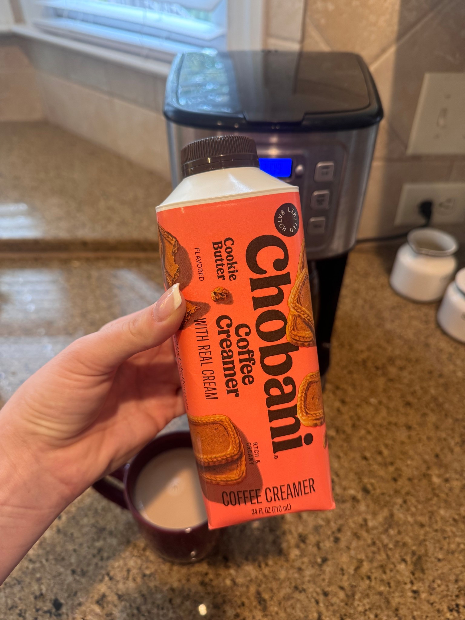Found the Chobani Cookie Butter creamer at Walmart!!😍 obsessed!☕️  (I’m not seeing it on Walmart’s website, so I’ve linked it from Target here! But I found it in-store at Walmart🤭🛒) #coffeecreamer #chobani #cookiebutter #coffeerecipe

#LTKSeasonal #LTKHome