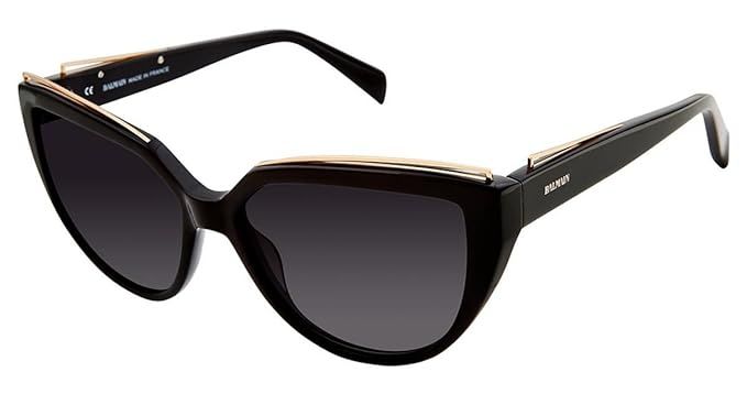 BALMAIN Sunglasses 2107 C02 Black | Amazon (US)