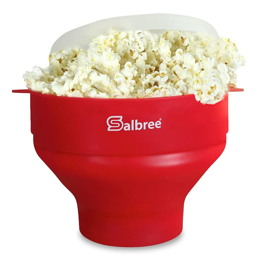 The Original Salbree Collapsible Silicone Microwave Popcorn Popper Maker Machine, Microwavable Bo... | Amazon (US)