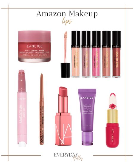 Amazon Makeup | Lips 
My Favorite lip products from Amazon!! Get more details at www.everydayholly.com

Amazon | amazon beauty | lip liner | lip masks | makeup | makeup favorites | lip balm | lipstick | lip gloss

#LTKunder50 #LTKbeauty