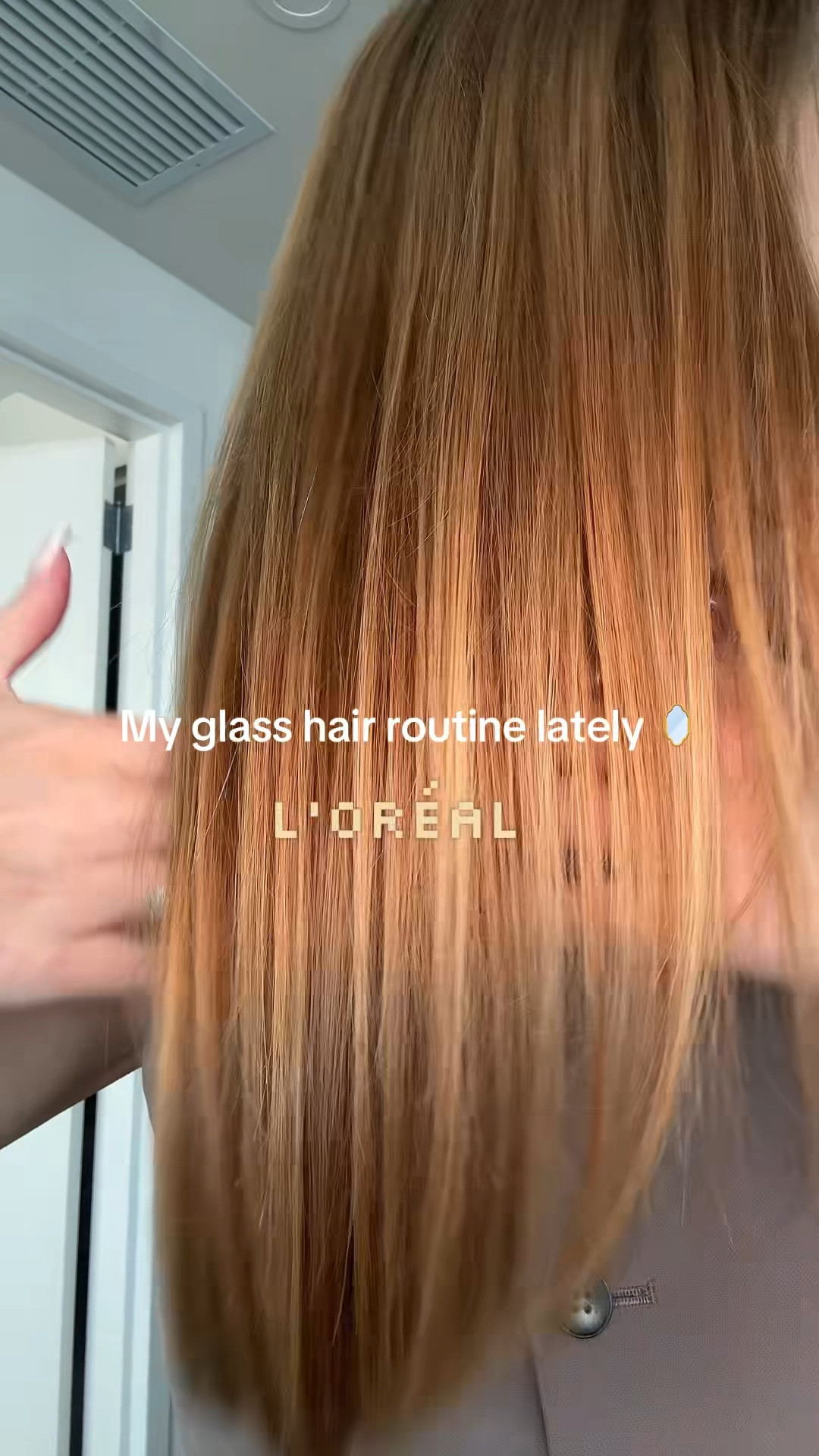  The goal: glass hair ✨
This routine gave me that smooth, glossy, mirror-like finish and I’m obsessed 💫
Linked everything for you below  🤍#glasshair #hairroutine #shinyhair #glowup 

#LTKBeauty #LTKSaleAlert #LTKmorningroutine