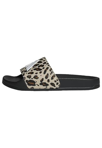 adidas Unisex-Kids Adilette Shower Logo K, Crystal Linen/Core White/Black, 10 | Amazon (US)