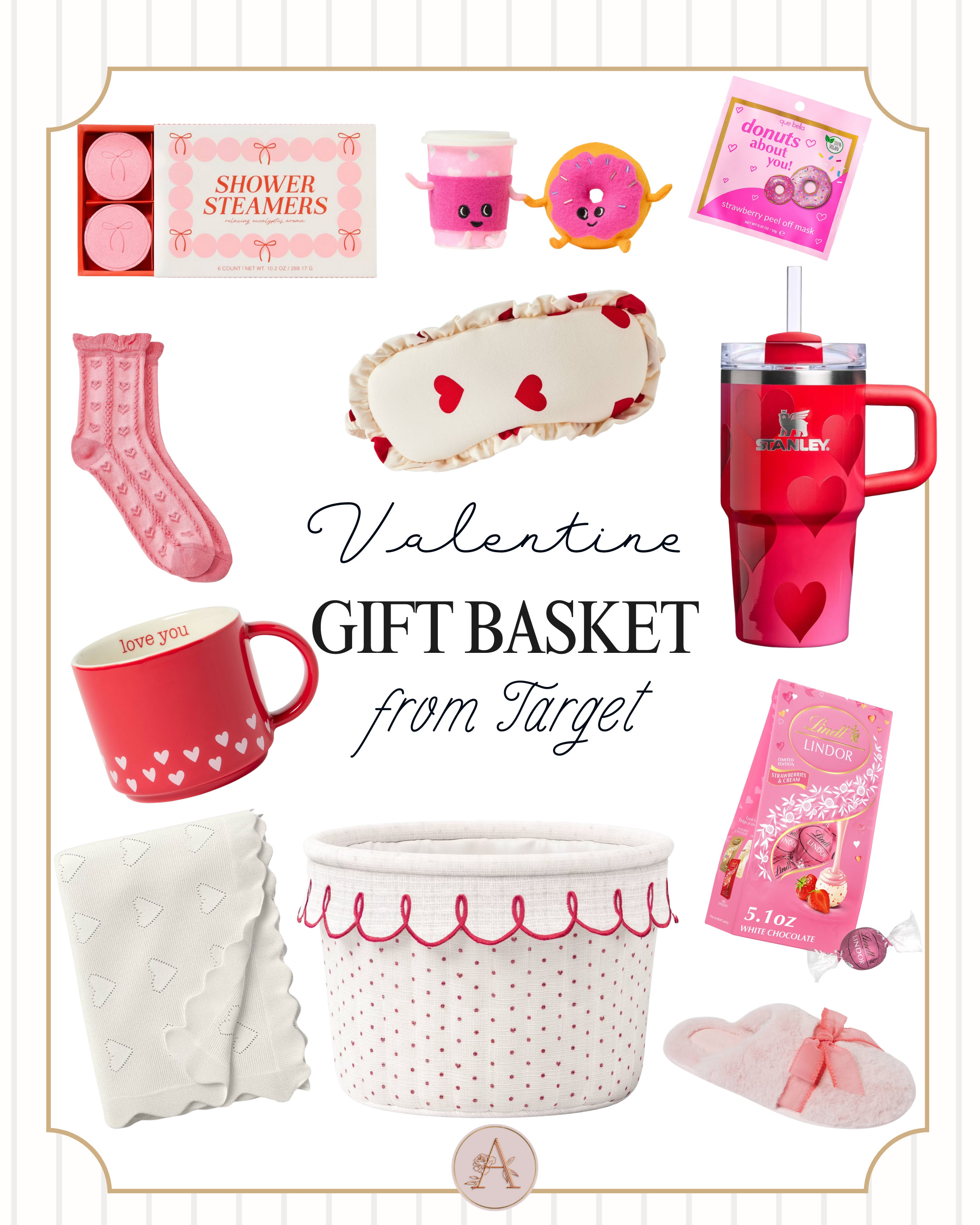 The cutest Valentine’s gift basket — all from Target 💕
Cozy, sweet, and actually useful pieces that make gifting feel thoughtful without overthinking it. Saving this idea for Galentine’s, teens, or self-care nights ✨ 

 #LTKValentine #LTKSeasonal