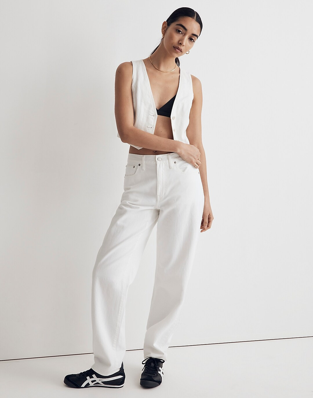 The Petite Slouchy Boyjean | Madewell