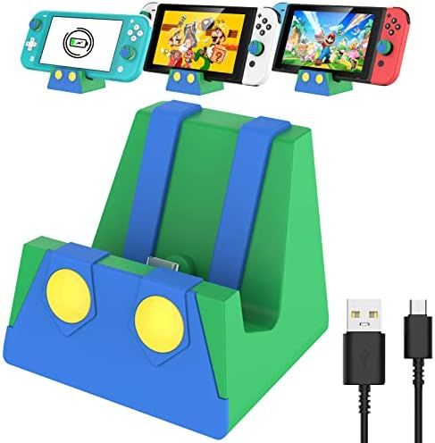 HEIYING Switch Charging Dock for Switch/Switch Lite/Switch OLED, Portable Switch Charging Base St... | Amazon (US)