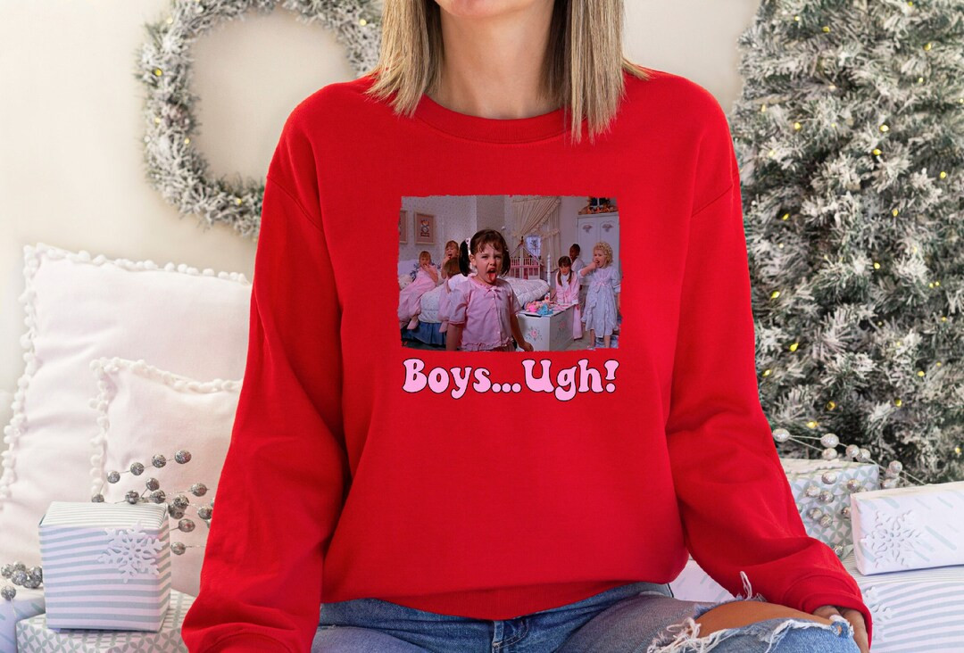 Boys Ugh Sweatshirt, Funny Valentine’s Day Sweatshirt, Galentine's Day Sweatshirt, Love Day Shi... | Etsy (US)