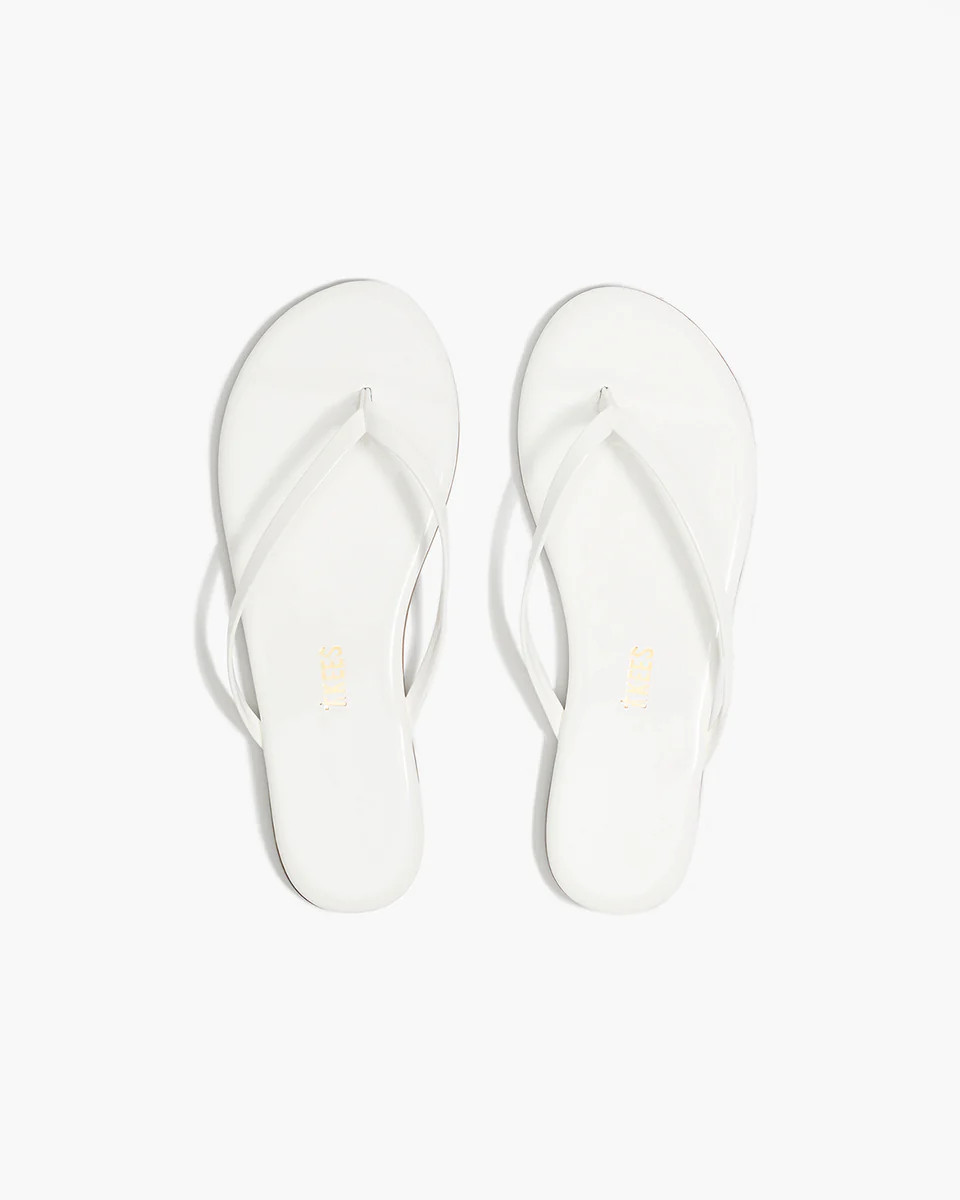 Lily Glosses in White Lotus | Women's Sandals | TKEES | TKEES