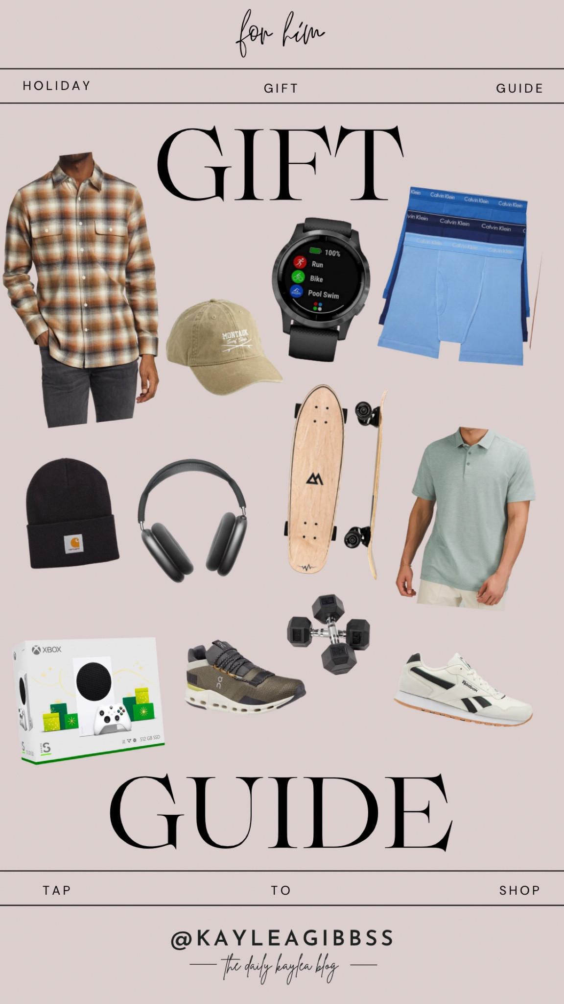 gift guide for HIM - the chill guy, outdoor man, workout buddy 

#LTKHoliday #LTKSeasonal #LTKGiftGuide