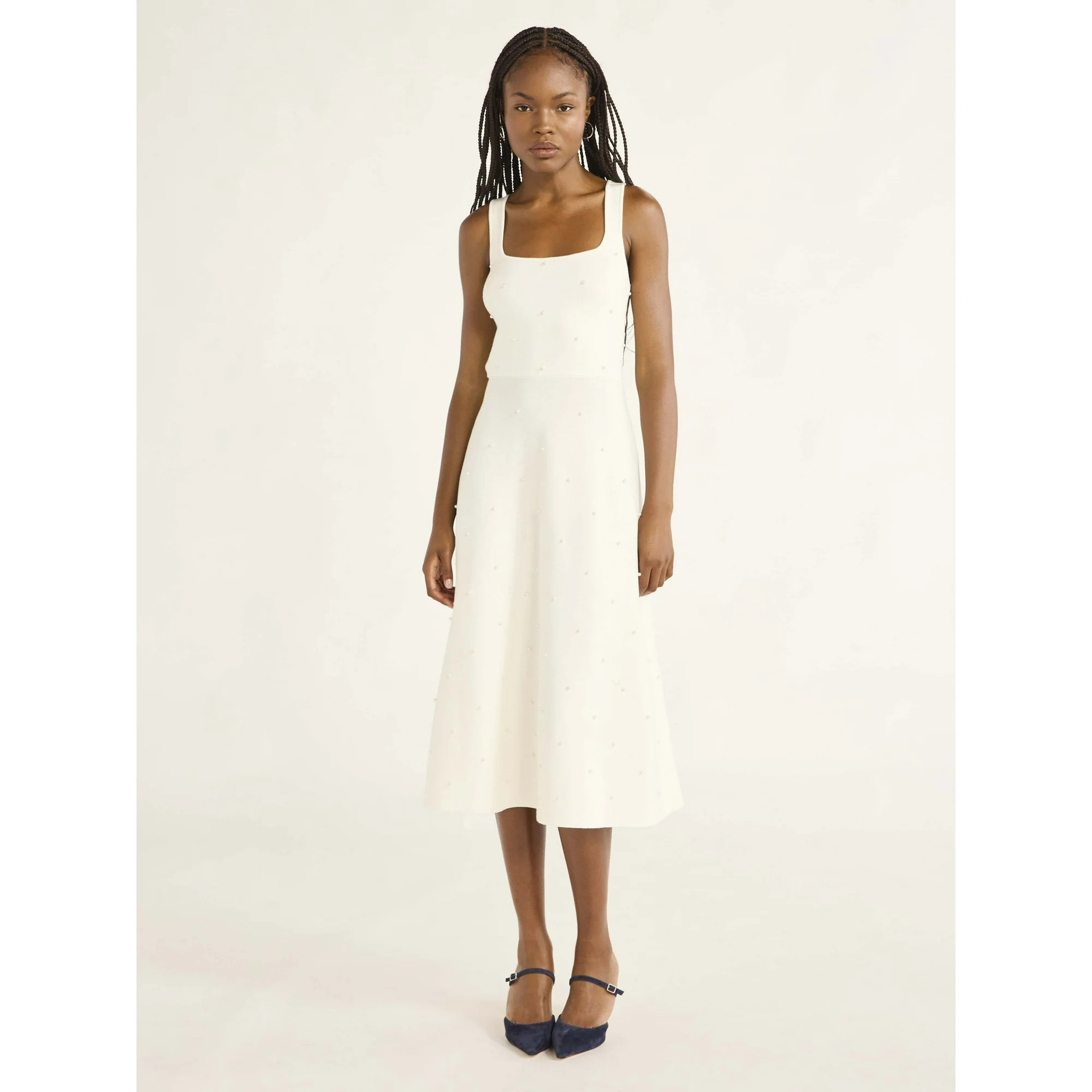 Free Assembly Women’s and Women's Plus Beaded Sweater Dress, Sizes XS-4X | Walmart (US)