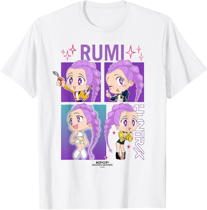 KPop Demon Hunters Rumi Officially Licensed T-Shirt | Amazon (US)