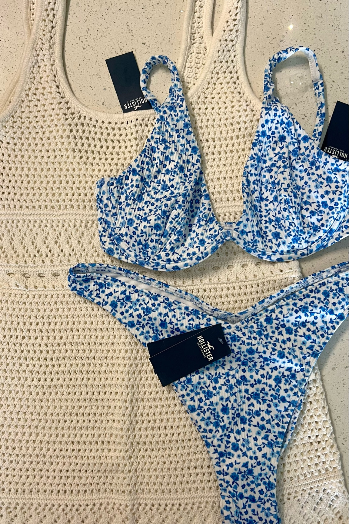 Can’t wait to wear this Hollister bikini and cover up this spring and summer! 🩵🌊

#LTKstyletip #LTKswim #LTKSeasonal
