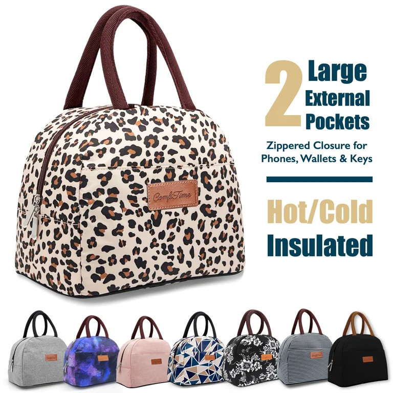 ComfiTime Lunch Bag - Insulated Lunch Box for Women, 8L or 14 Cans Large Capacity Cooler Bag for ... | Walmart (US)