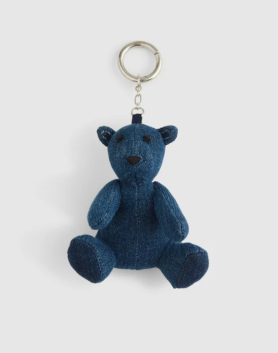 Denim Bear Bag Charm | Madewell