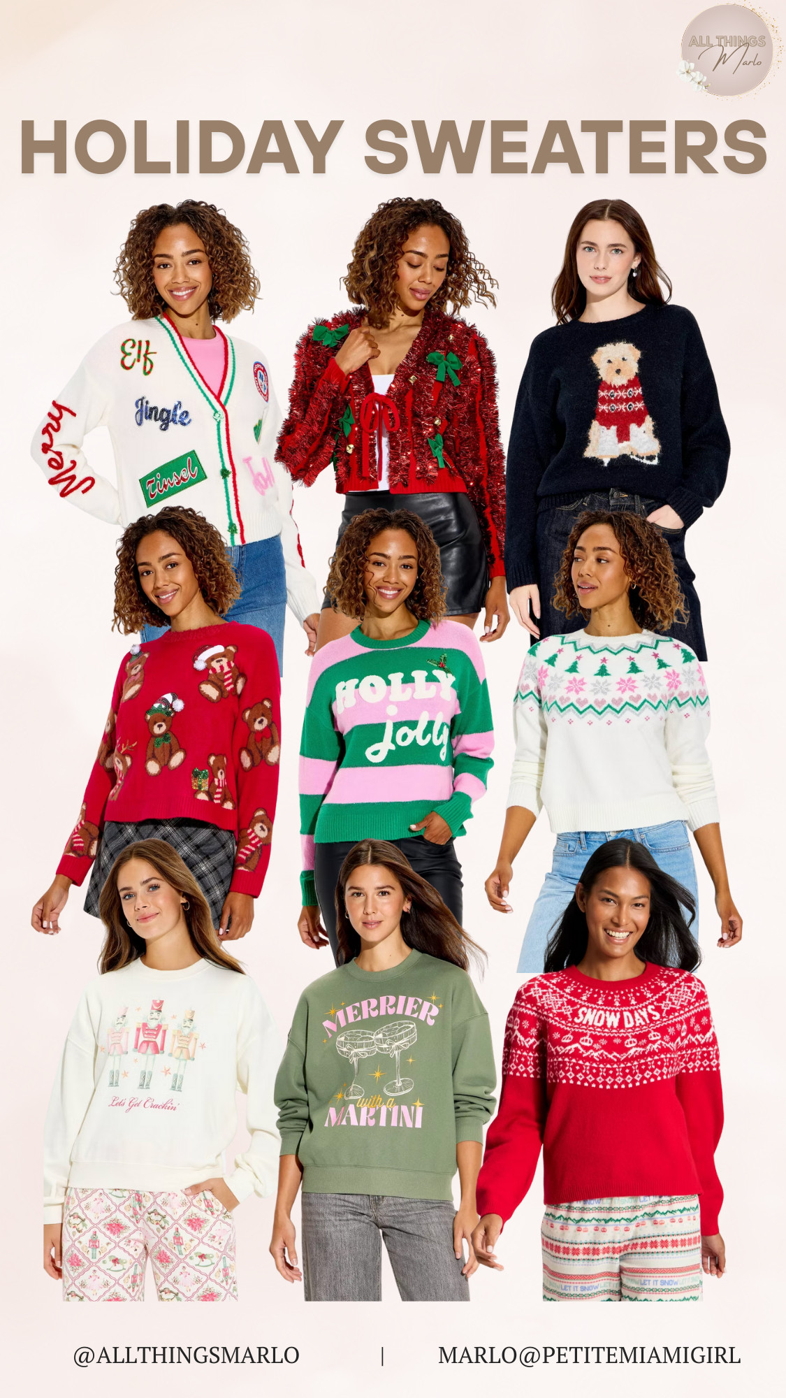 Holiday sweaters 

 #LTKGiftGuide #LTKHoliday #LTKSeasonal