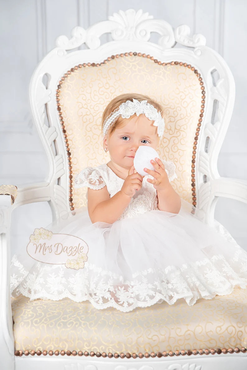 Baptism Dress for Baby Girl Toddler Lace Dress Lace Baptism | Etsy | Etsy (US)