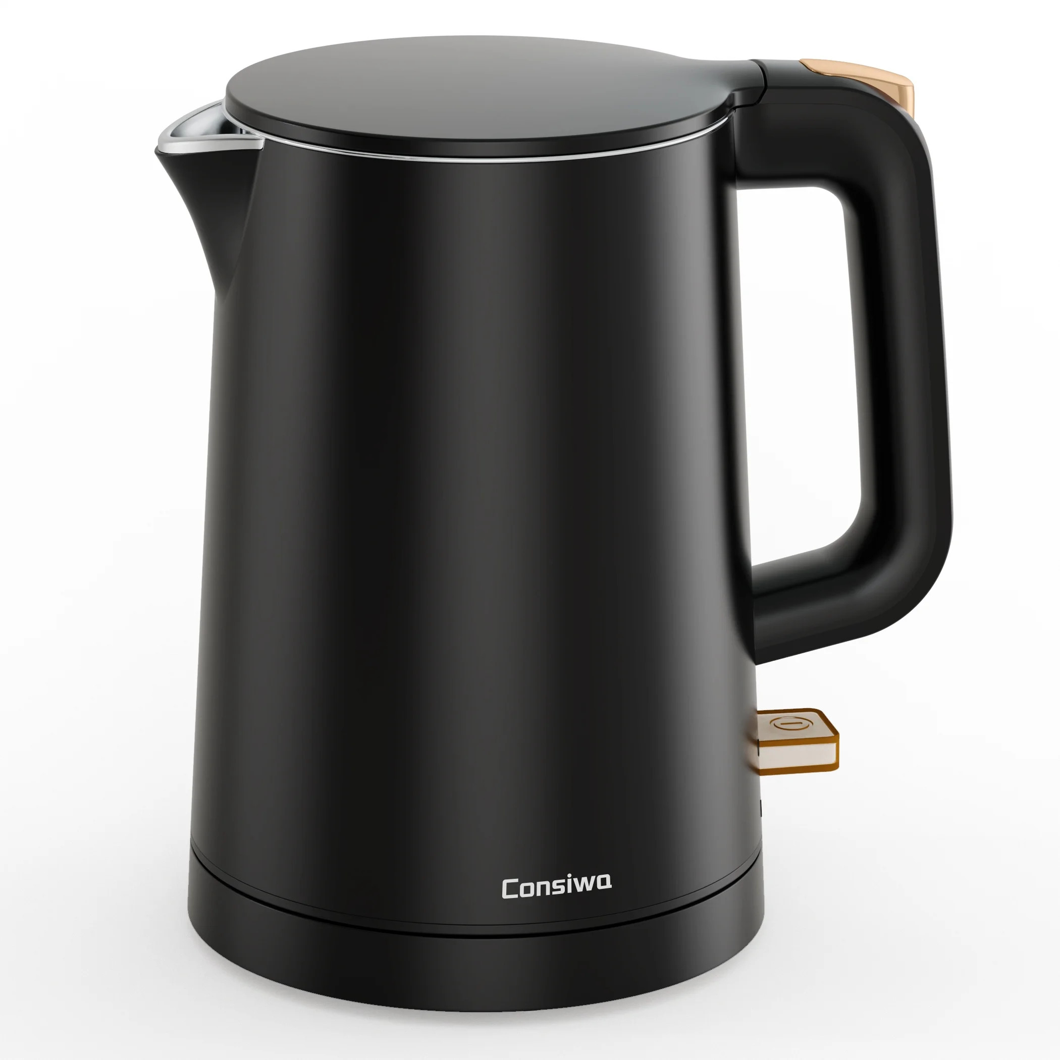 Small Electric Kettle, 0.8L Water Boiler & Heater, 1000W Hot Tea Pot, Double Wall Stainless Steel... | Walmart (US)
