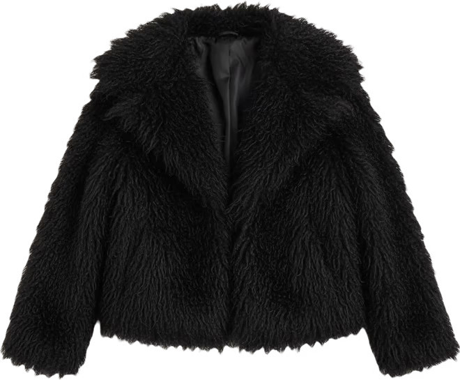 Festi Wide Collar Faux Fur Jacket | Torrid (US &amp; Canada)